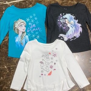 Frozen long sleeve tee bundle
